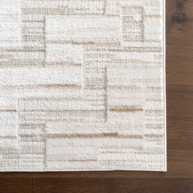 Nuloom Cailin Modern Geometric Machine Washable Area Rug