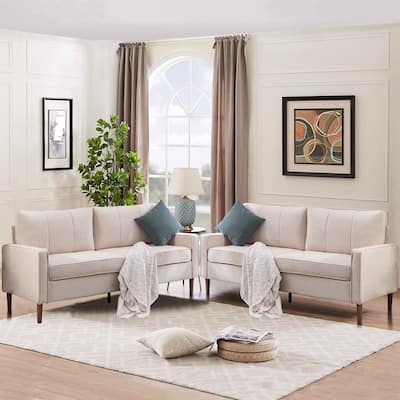 Ebello 68"W Living Room Bedroom Modern Couple Upholstered Small Sofa Portable Installation