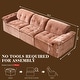 preview thumbnail 6 of 4, Rossetta 3-Seater Luxurious Cloud Chenille Modular Sofa with Detachable Backrest