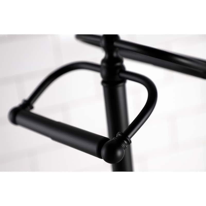 Kingston Brass Vintage Freestanding Double Roll Toilet Paper Holder