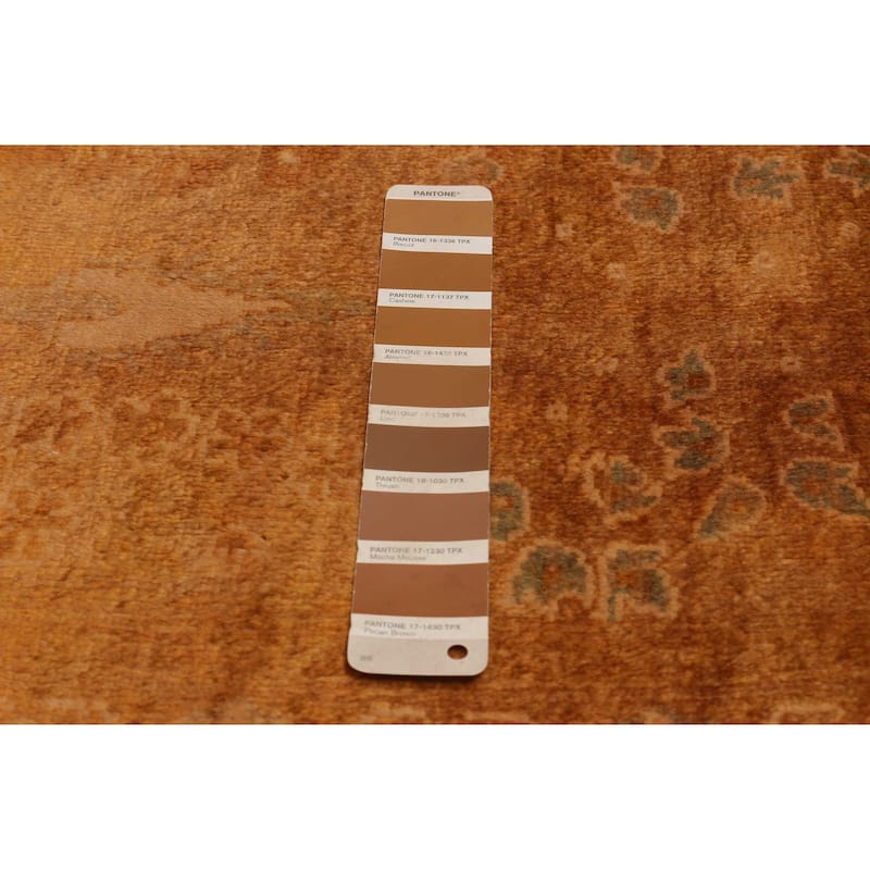 ECARPETGALLERY Hand-knotted Vibrance Brown Wool Rug - 9'1 x 11'10