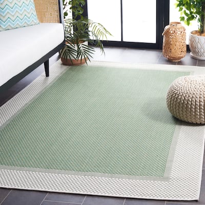 SAFAVIEH Bermuda Selfinaz Geometric Indoor/Outdoor Waterproof Rug