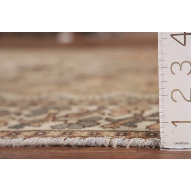 Distressed Bakhtiari Vintage Persian Area Rug Handmade Wool Carpet - 5'1" x 10'1"
