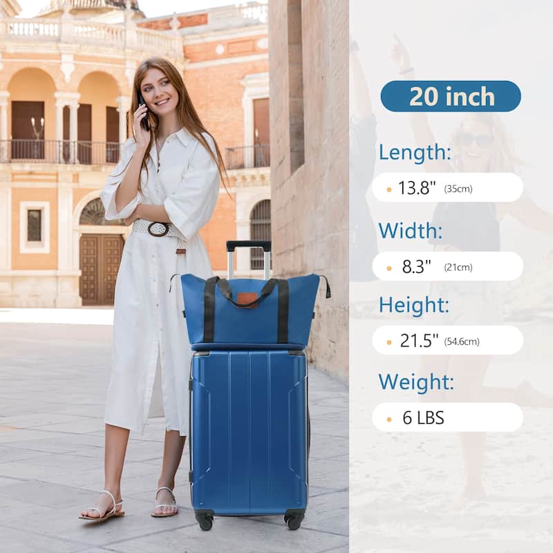 Luggage Sets 3 Piece, Expandable Carry on Luggage, Hardshell Suitcases with Wheels and TSA Lock for Men Women