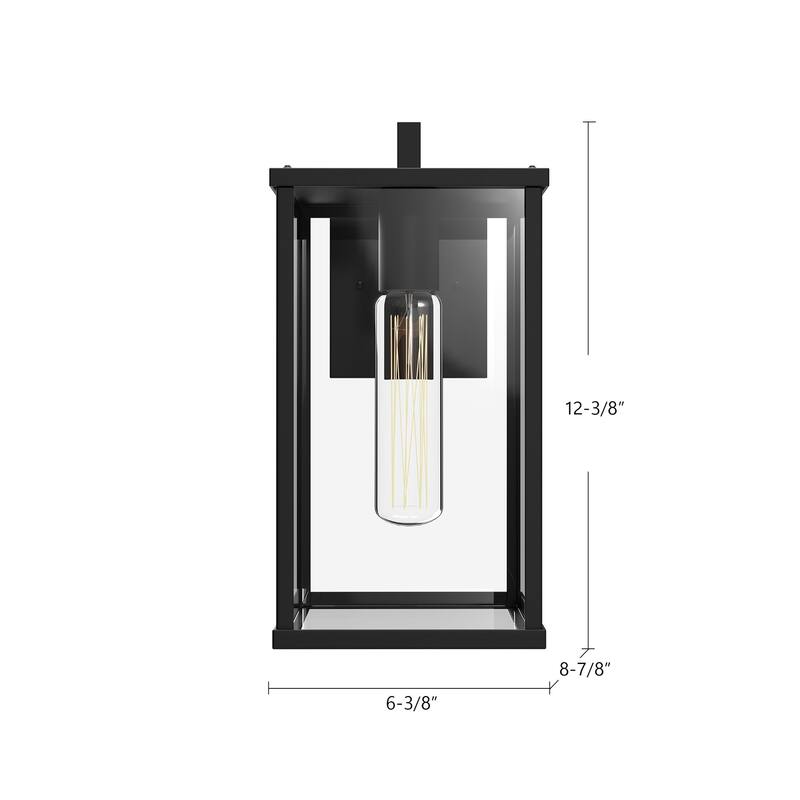 Alora Lighting EW652505CL Brentwood 12" Tall Outdoor Wall Sconce with