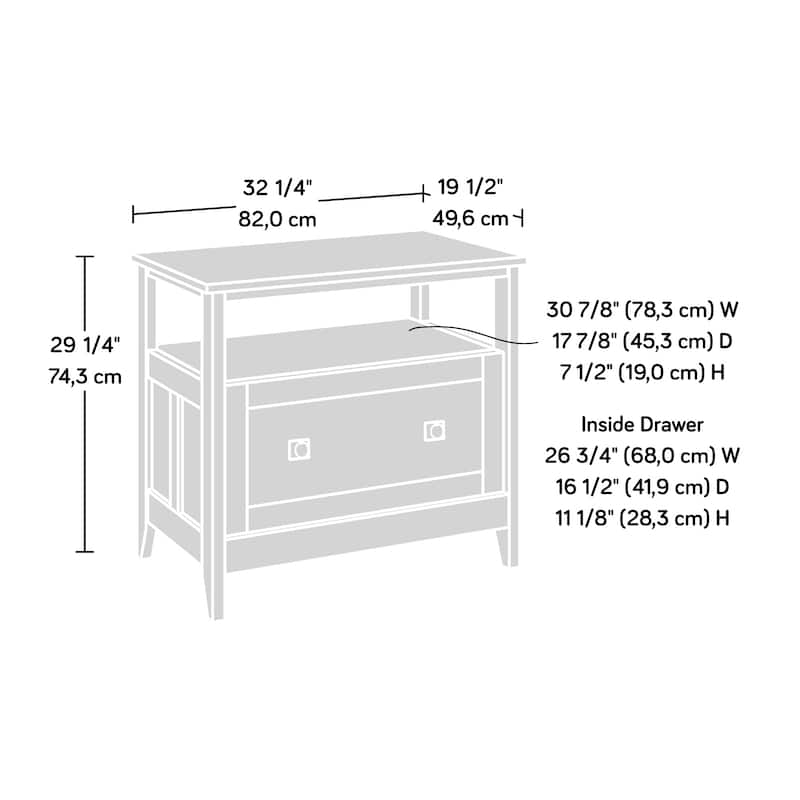 Lateral File, File Cabinet , Office Storage Cabinet White finish