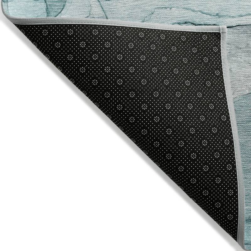 Lalu Artistic Abstract Weather Resistant Versatile Elegance Outdoor Rug