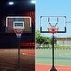 preview thumbnail 5 of 12, Portable Basketball Hoop with Adjustable Height 8-10ft for All Ages - 43.3"x29.6"