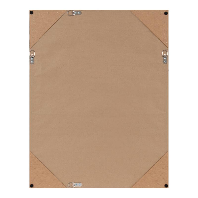 Kate and Laurel Scoop Framed Beveled Wall Mirror