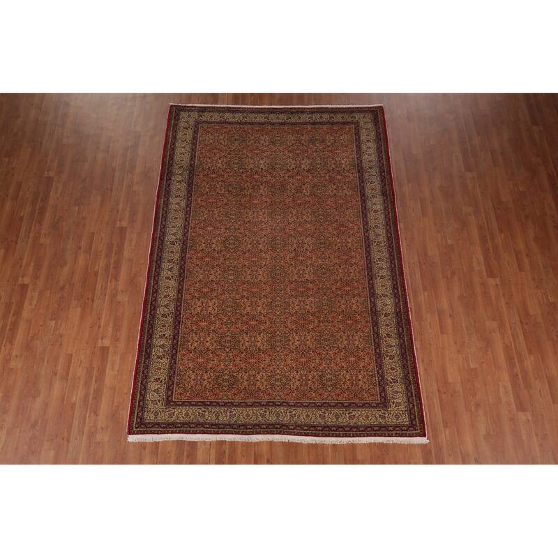 Anatolian Turkish Vintage Rug Handmade Living Room Wool Carpet - 6'6" X 9'7"