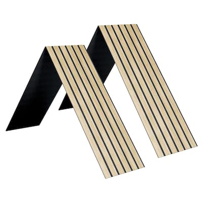 Acous ACMF2-70 Foldable Compact Max 12-in x 96-in x 0.4-in 2-Pack Wall Panels, Light Oak