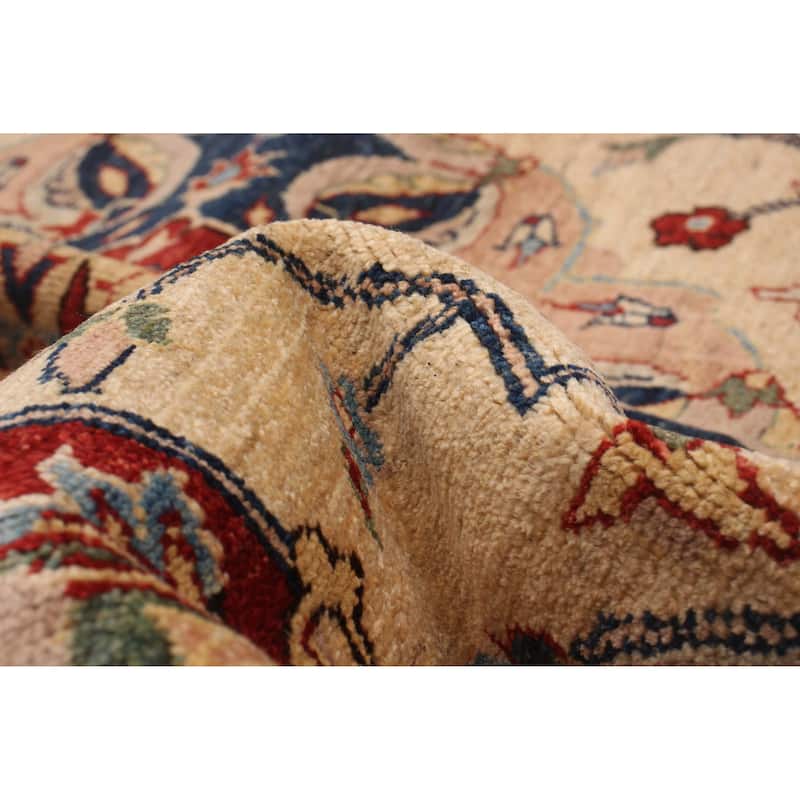 ECARPETGALLERY Hand-knotted Chobi Finest Ivory Wool Rug - 5'5 x 7'2