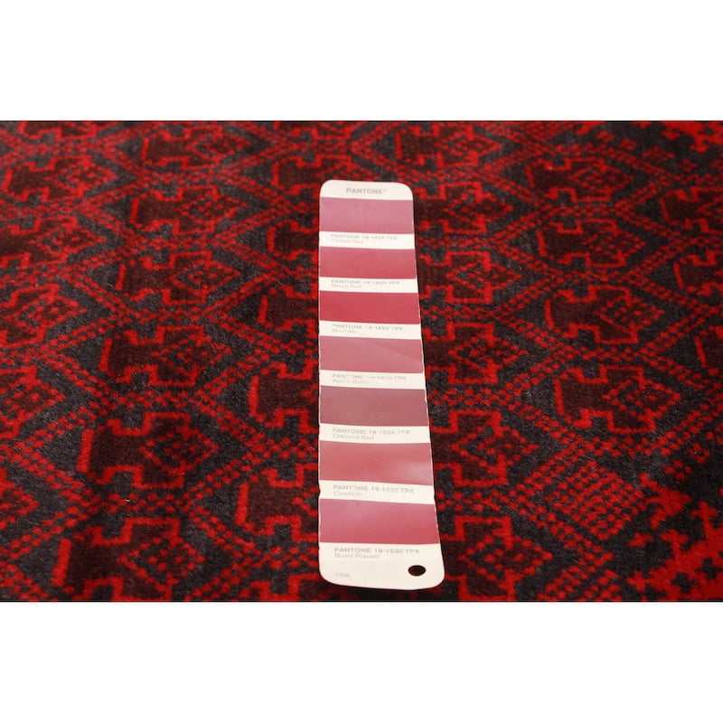 Teimani Burgundy Rug 2'11" x 5'2" - 2'11 x 5'2
