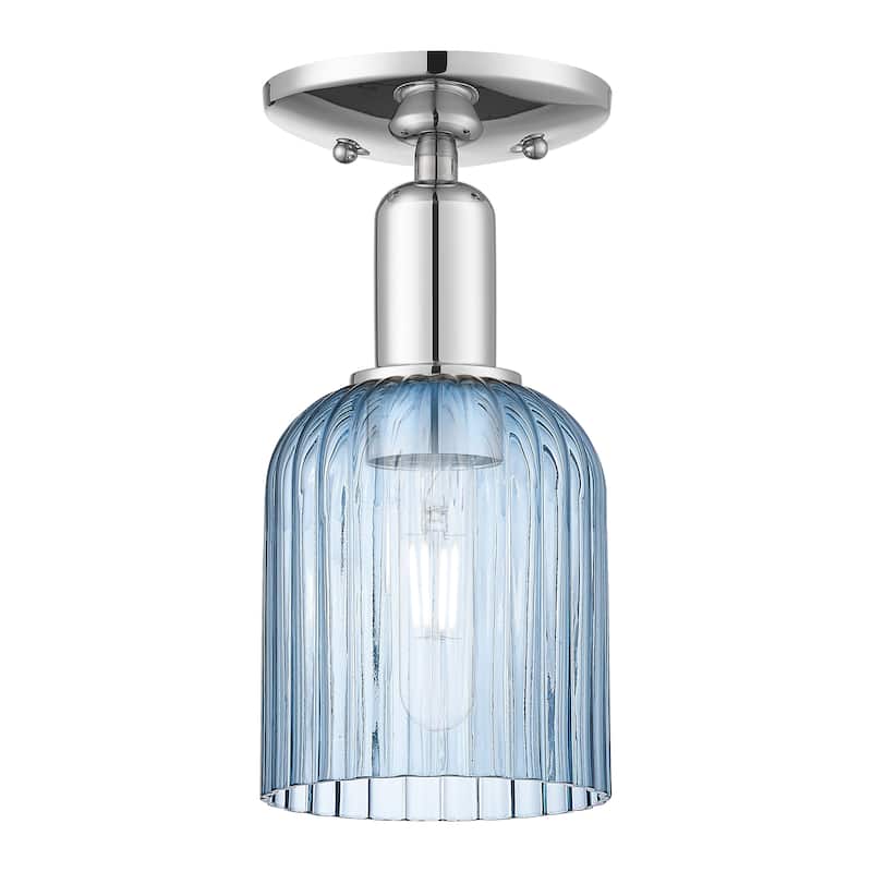Innovations Lighting Downtown Urban - Bridal Veil - 1 Light 5" Semi-Flush Mount Light