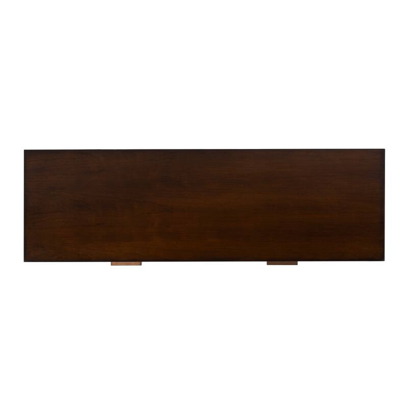 Kai 2 Drawer 46" Burl Wood Console Table
