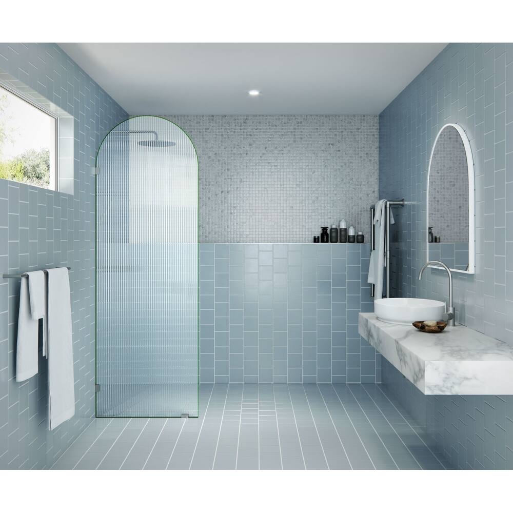 Glass Warehouse ARC-FL-28 Maven 86-3/4" High x 28" Wide Shower Screen