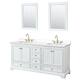 Option White / White Quartz Top / Brushed Gold Hardware