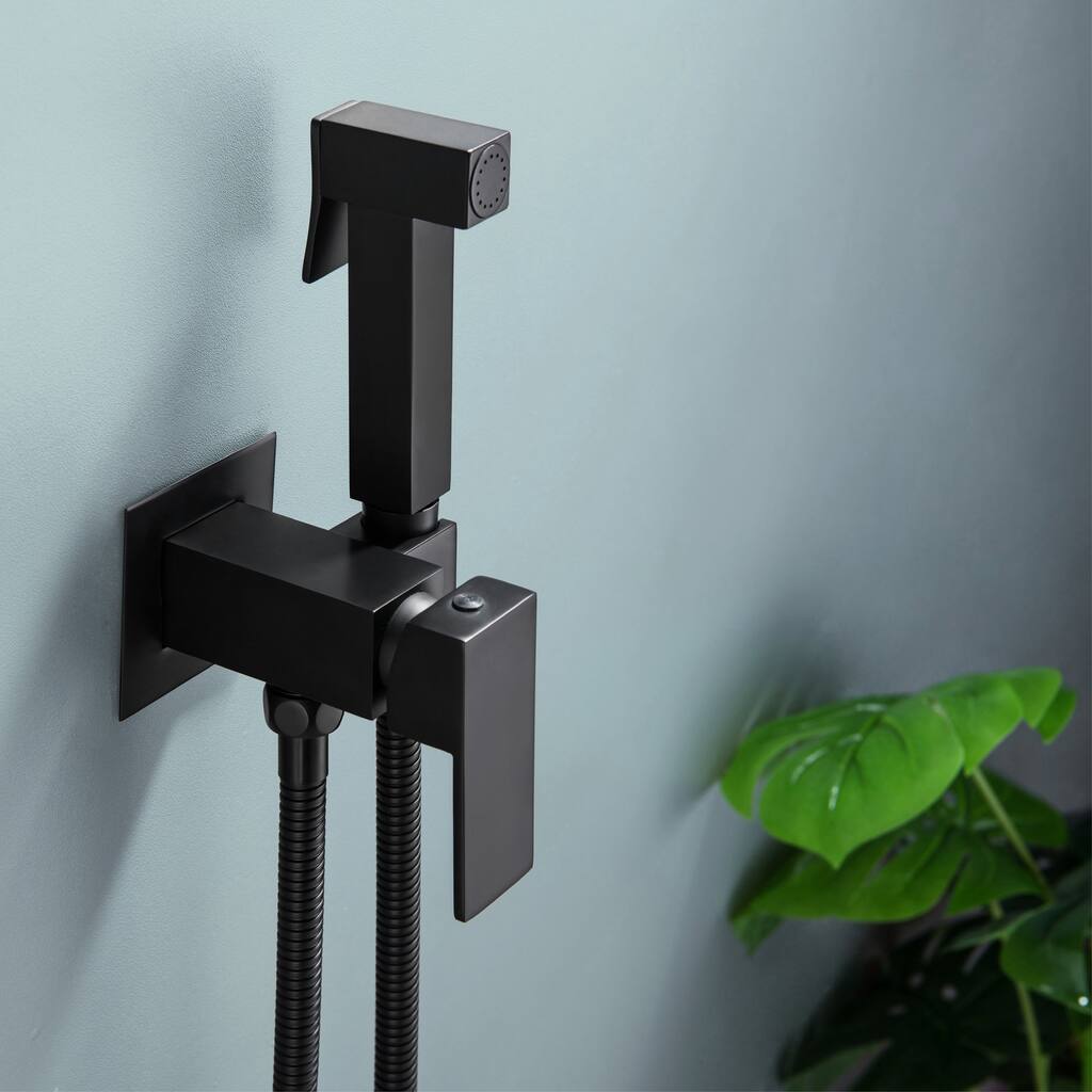 Wall Mounted Square Handheld Bidet Sprayer for Toilet