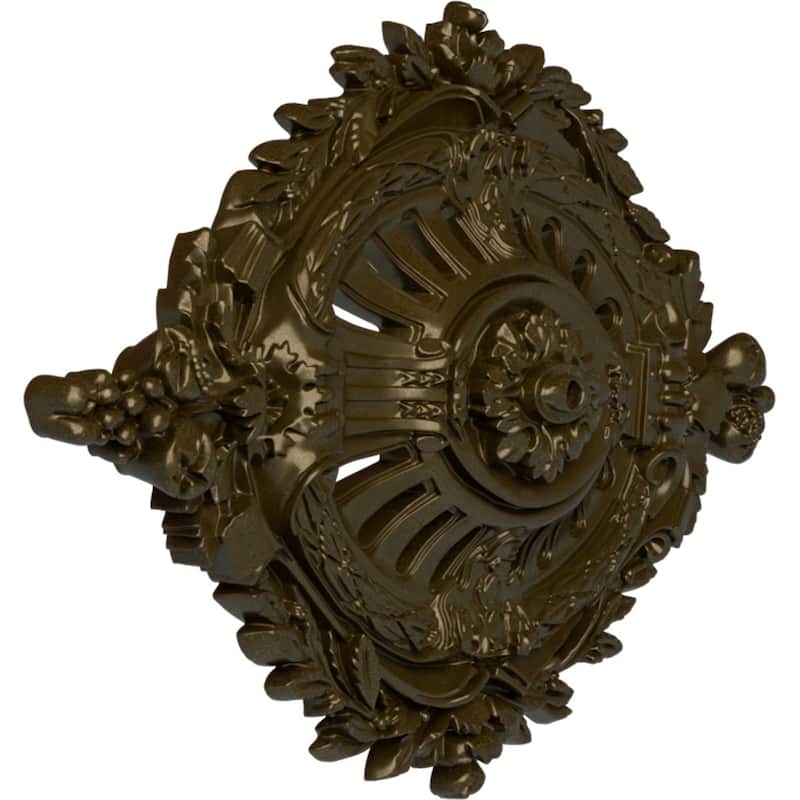 35 7/8"W x 22 1/2"H x 4 3/8"P Antonio Ceiling Medallion