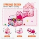 preview thumbnail 24 of 26, Kids Play Tent with Tunnel, Basketball Hoop for Boys, Girls, Babies and Toddlers, Indoor/Outdoor Pop Up Playhouse