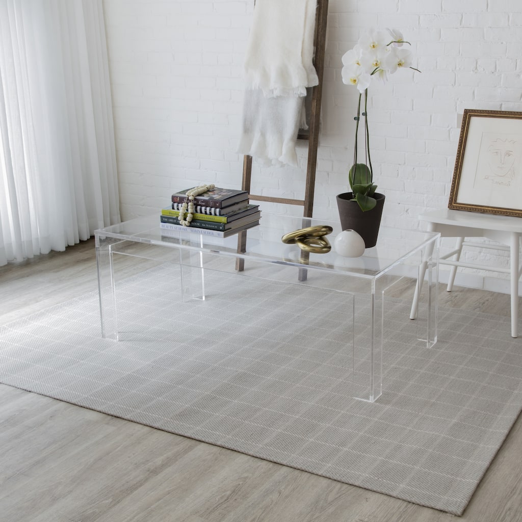 Skyline Decor Ivory Marlborough Rugs in Rectangle Shape - Big