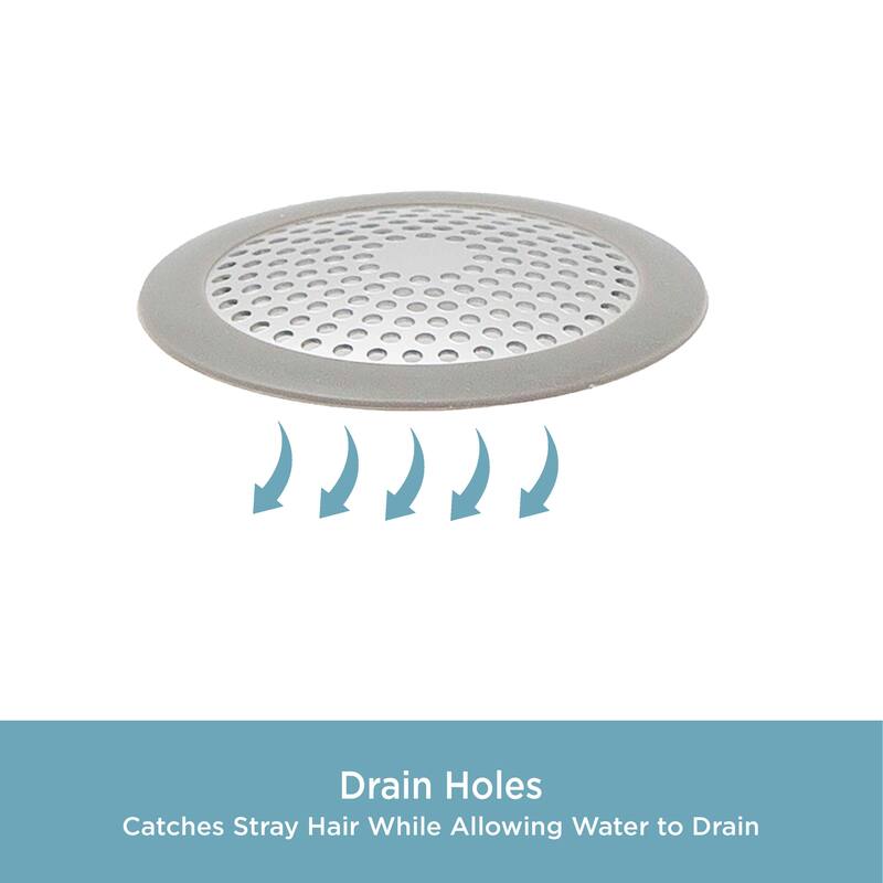 Kenney Rust-Proof Bathtub and Shower Drain Cover, 2.8" Diameter