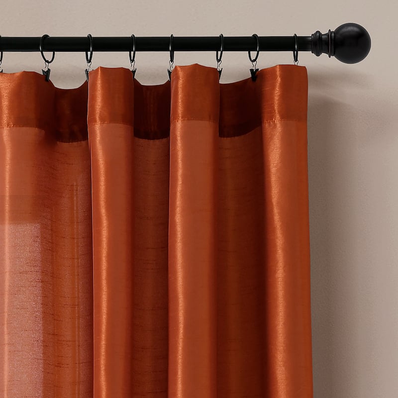 Lush Decor Milione Fiori 84-inch Curtain Panels (Set of 2)