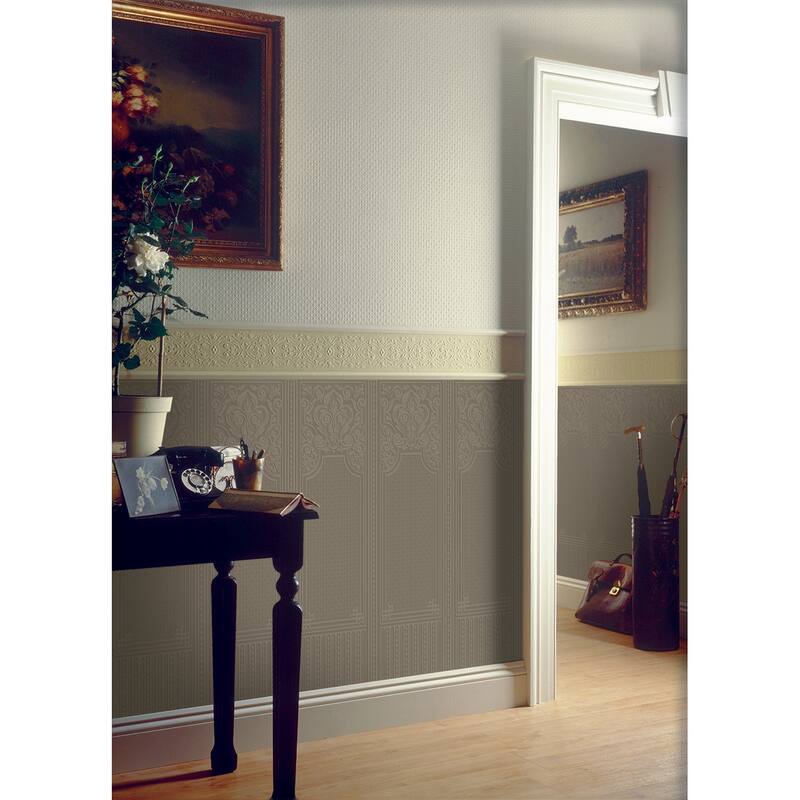 Brewster Oriental Paintable Dado - 25.2 x 277.2 x 0.025