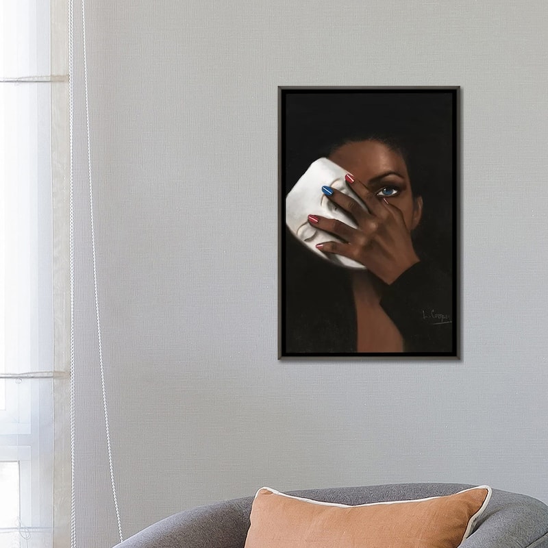 iCanvas "In Justice for All" by Laurie Cooper Framed