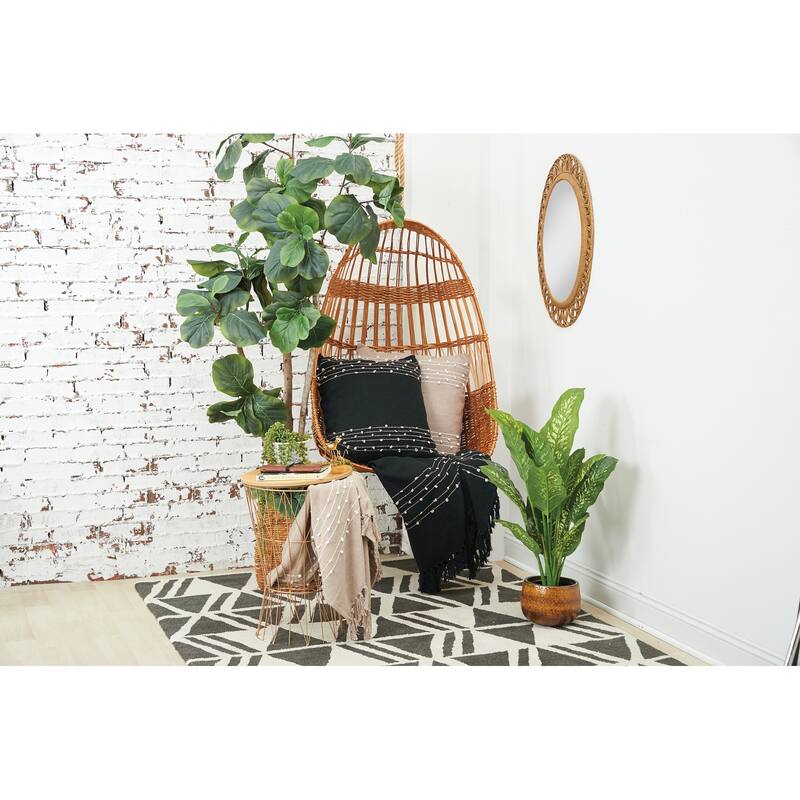 Tabb Onyx Dune Throw Blanket