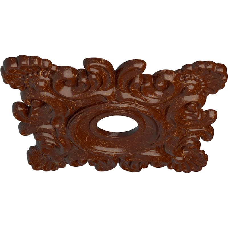 18"W x 18"H x 3 1/4"ID x 1 1/2"P Crawley Ceiling Medallion