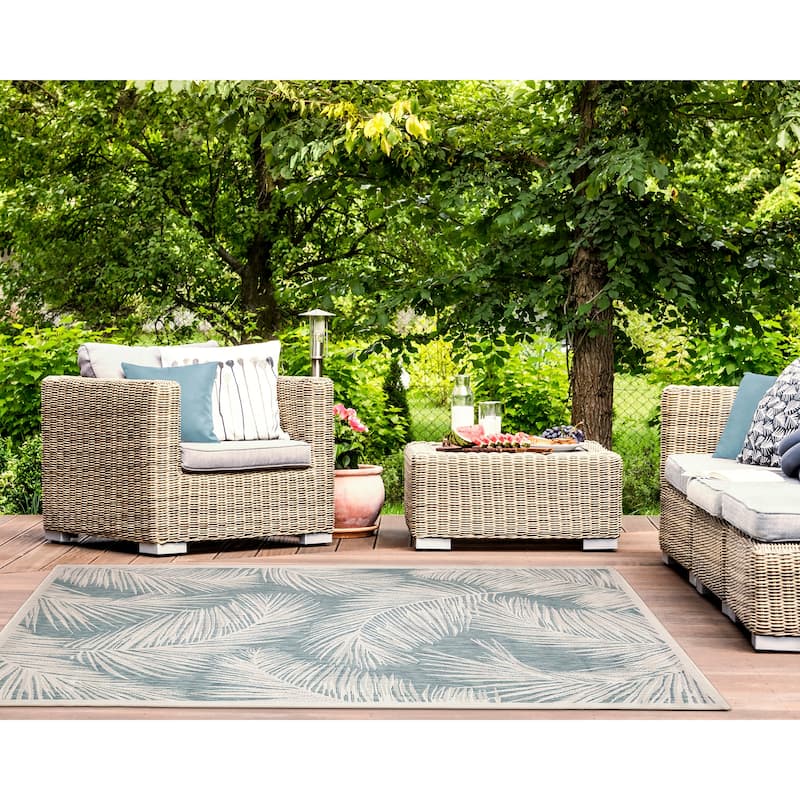 Liora Manne Carmel Fronds Indoor/Outdoor Rug