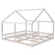 preview thumbnail 7 of 16, 2 in 1 Beds Twin Size House Platform Bed for Multiple Family Members