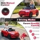 preview thumbnail 36 of 38, Gymax Licensed Ford Mach E Electric Vehicle w/Parent Control LED