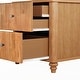 preview thumbnail 75 of 116, Wood NightStand with Metal Handle