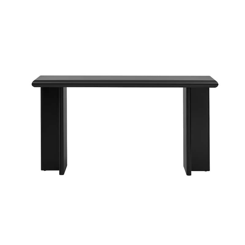 59 Inch Entryway Console Table with L-Shaped Legs （3 Colors）