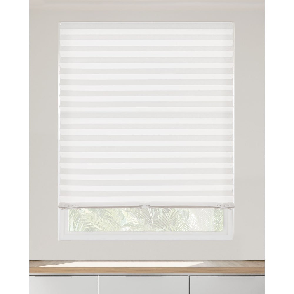 Chicology Cut-to-Size Daily White Cordless Light Filtering Privacy