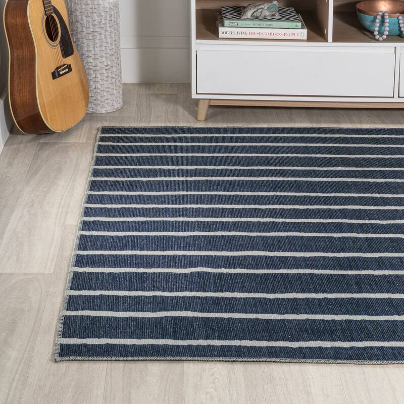 JONATHAN Y Nautisk Bohemian Medallion Textured Weave Machine Washable Area Rug