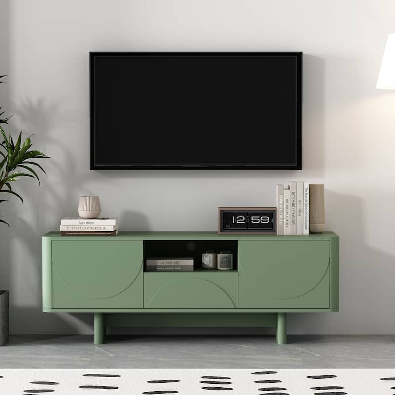 Manhattan Comfort Ella 59" TV Stand - Sage Green