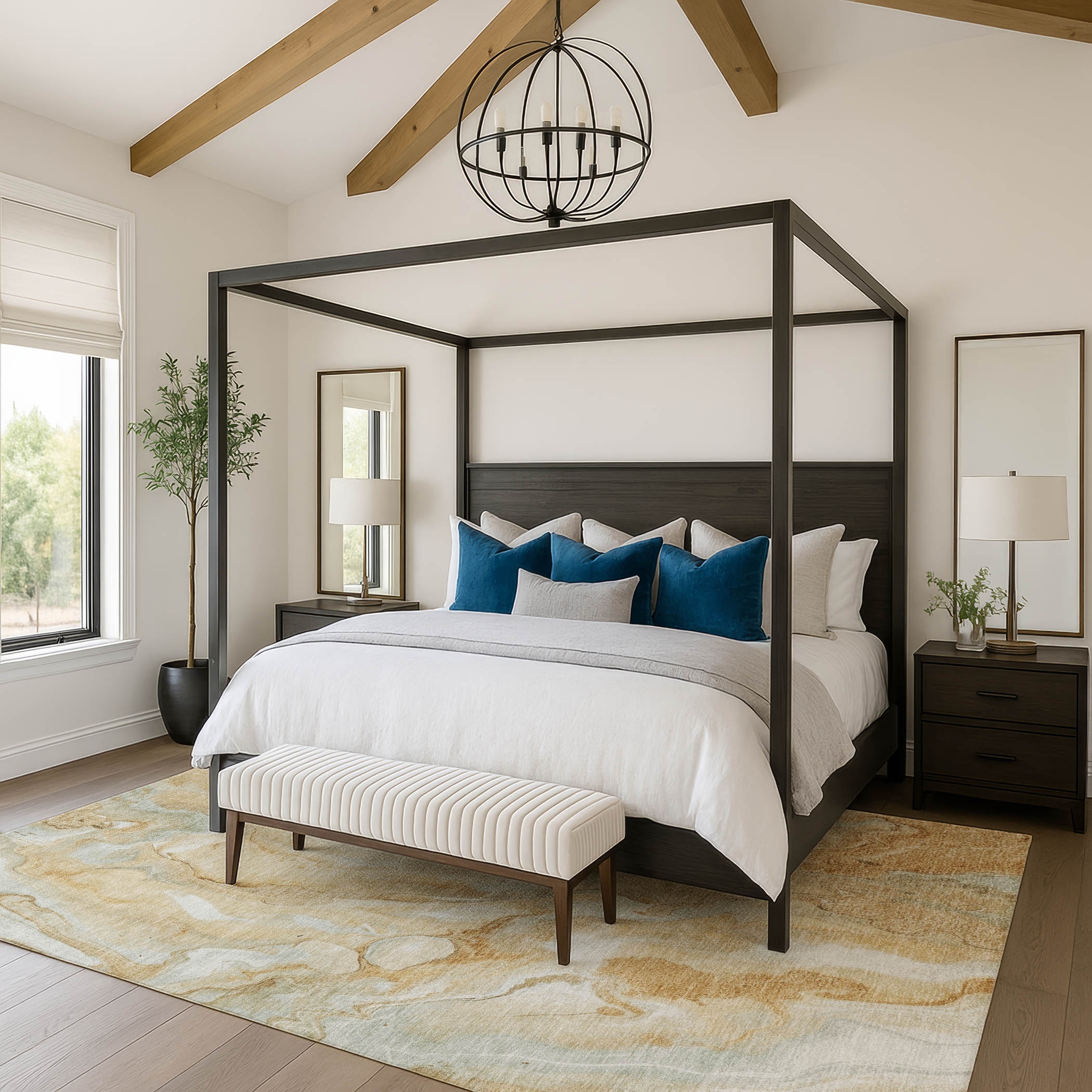 Premium Washable Super Soft Abstract Chic Mayfield Rug