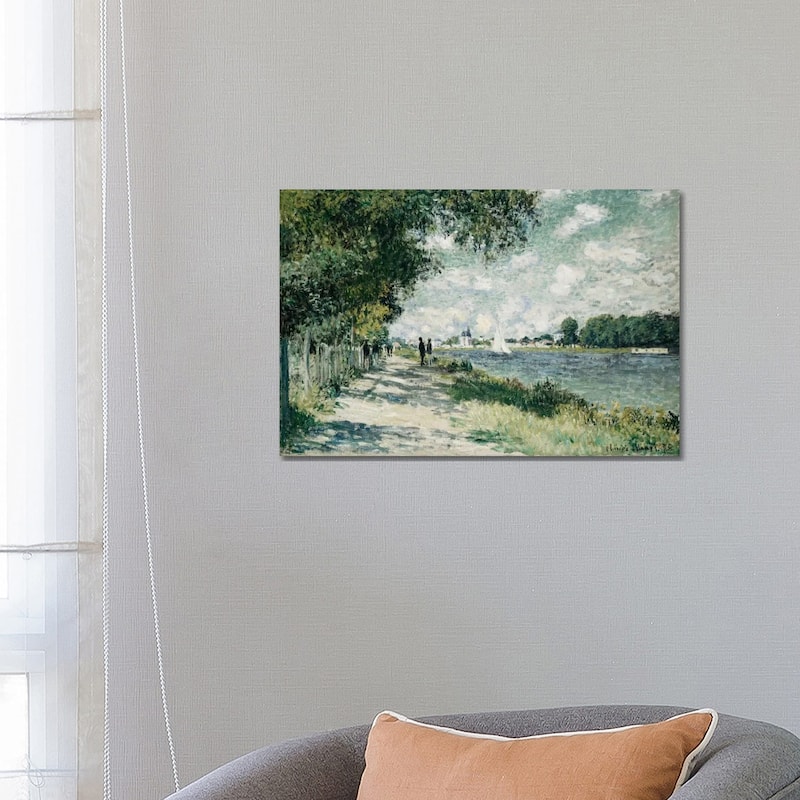 iCanvas "The Seine at Argenteuil, 1875 " by Claude Monet Canvas Print - 18x26x1.5