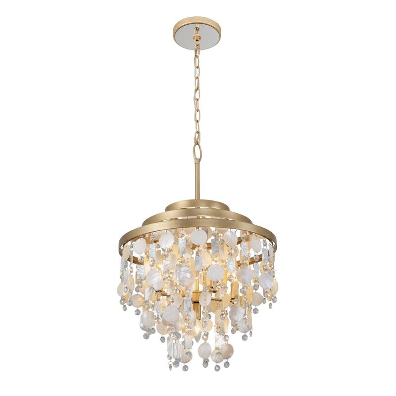 Varaluz Kalani 5-Light Chandelier - French Gold