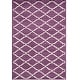 preview thumbnail 31 of 101, SAFAVIEH Handmade Chatham Carlota Modern Moroccan Wool Rug 3' x 5' - Purple/Ivory - Rectangle