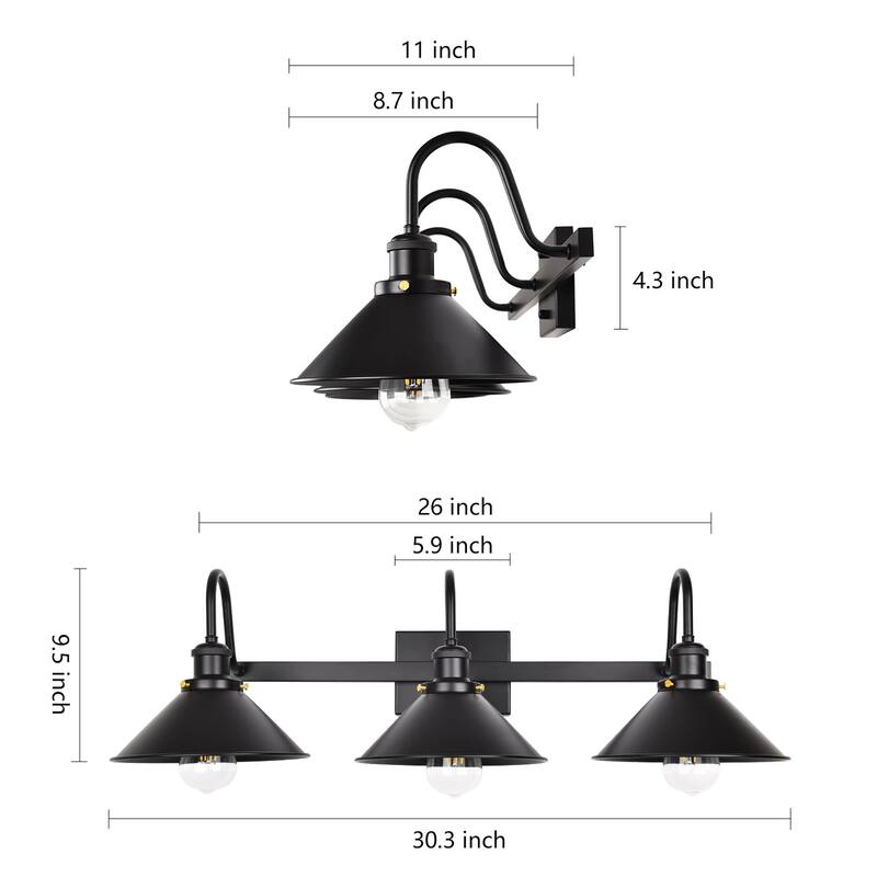 Dimmable Vanity Light