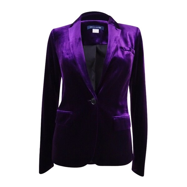 tommy hilfiger velvet jacket