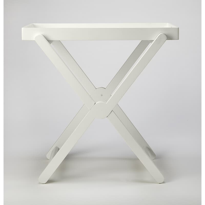 Butler Edna White Tray Table