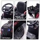 preview thumbnail 11 of 26, Kids Ride On Tractor with Trailer, 12V Battery Powered Electric Kids Car Vehicle Toys - 61.8x27.8x23.6in