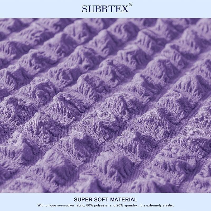 Subrtex Set-of-2 Stretch Dining Chair Cover Ruffle Skirt Slipcovers