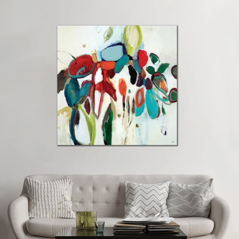 iCanvas "Floral Hints" by Lisa Ridgers Canvas Print
