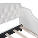 preview thumbnail 7 of 21, Luxury Twin Size Velvet Upholstered Tufted Button Daybed, Sofa Bed for Bedroom and Living Room, Wooden Slats Support
